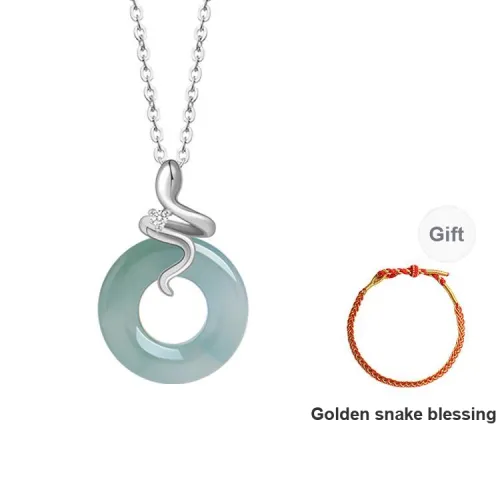 With The Heart Of The Jade Ice Glutinous Jadeite Necklaces Women's