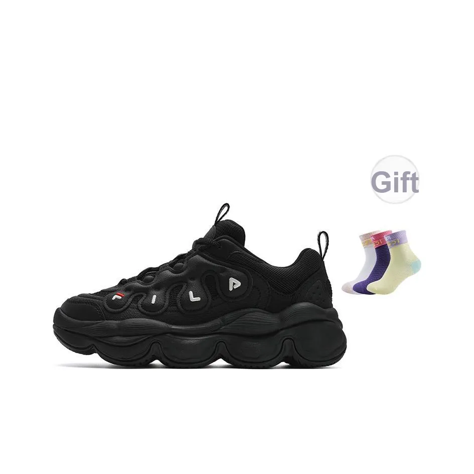 FILA PEASE Амортизация и Устойчивость к Износу Покрытие Низкий Топ Casual Женские Черный