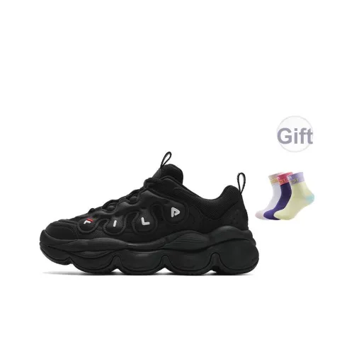 FILA PEASE Амортизация и Устойчивость к Износу Покрытие Низкий Топ Casual Женские Черный