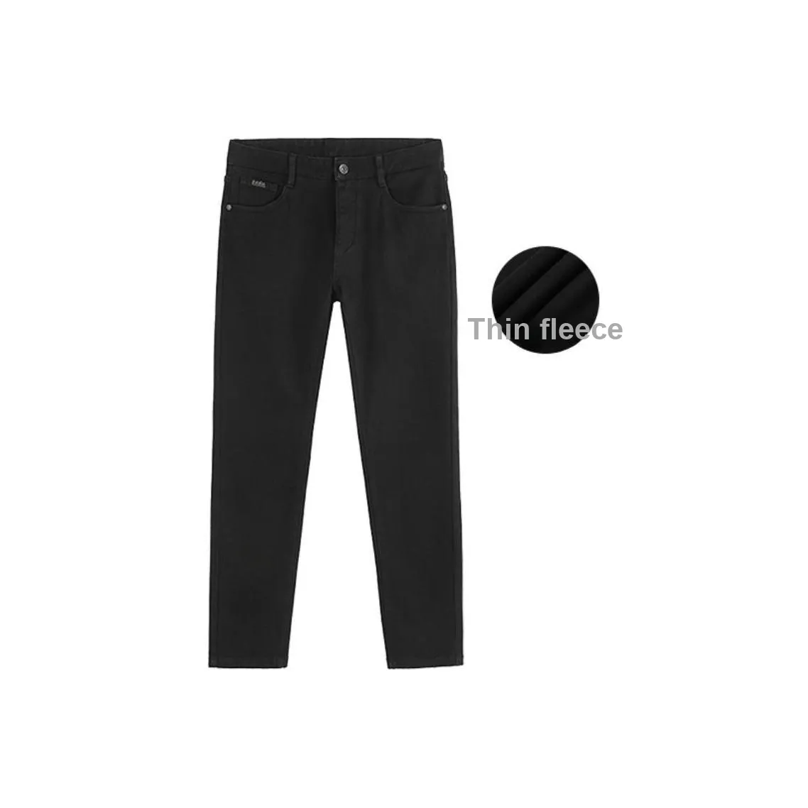 DAVID NAMAN Мужские черные джинсы