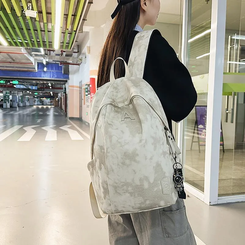 GOBLIN SHARKS 1759 Nylon Backpack Unisex White/Black/Green/Red-4