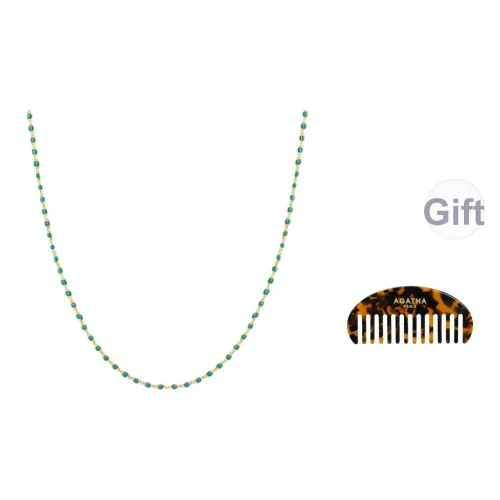 Agatha Brass Necklaces Женские Зеленый