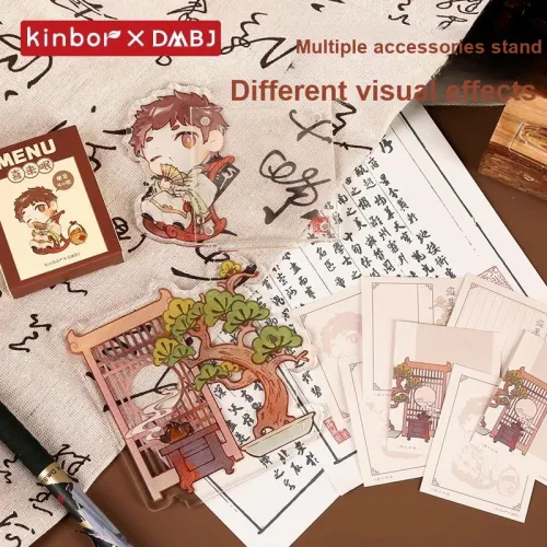 GUANGBO У Се Wu Shopkeeper Stand Up Записка с наклейкой Мерч по IP