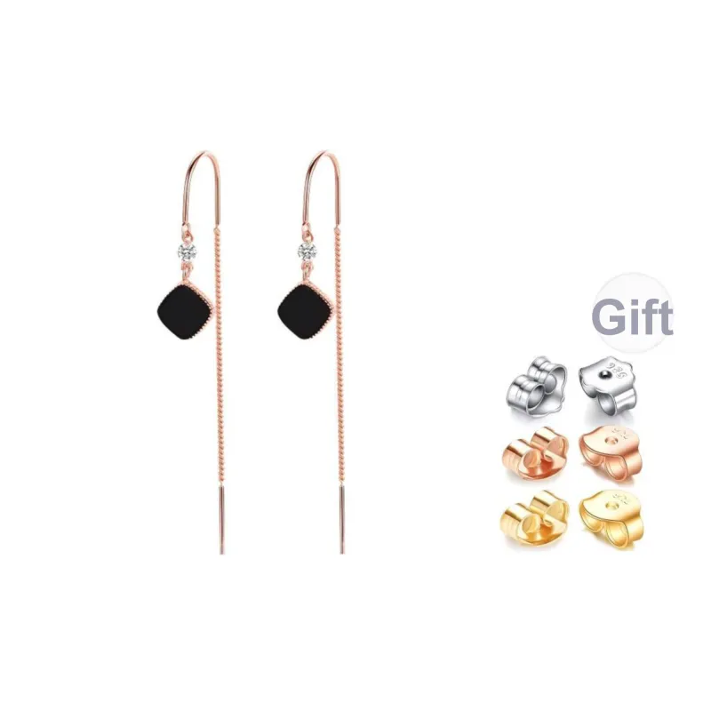 VANA 925 Sterling Silver Drop Earrings Women's-0