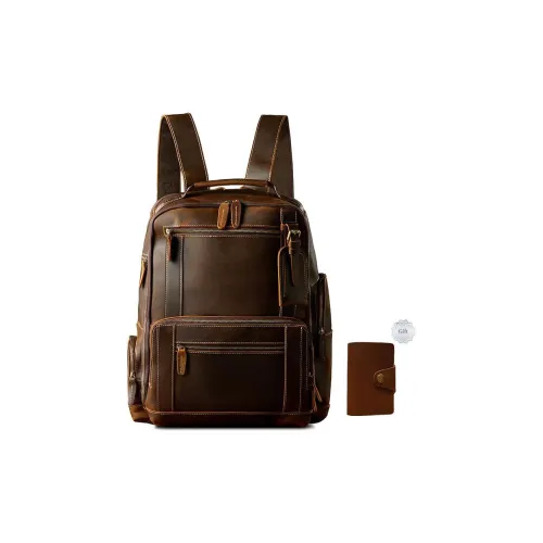 Simple & Nature Рюкзаки Темно-коричневый Мужской