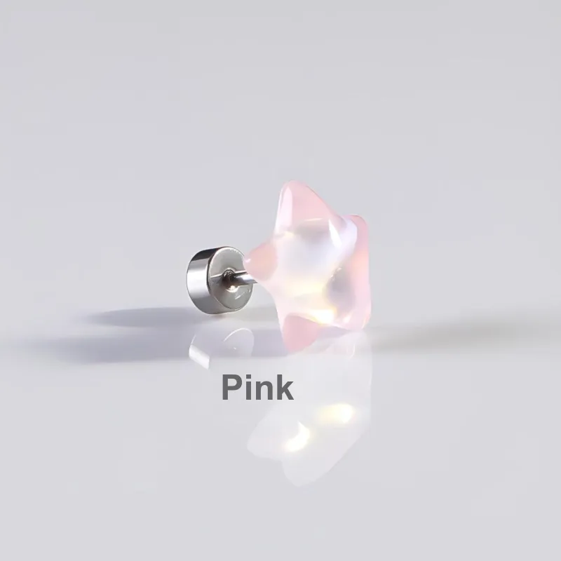 PAYMERY Titanium Steel Stud Earrings Unisex-11