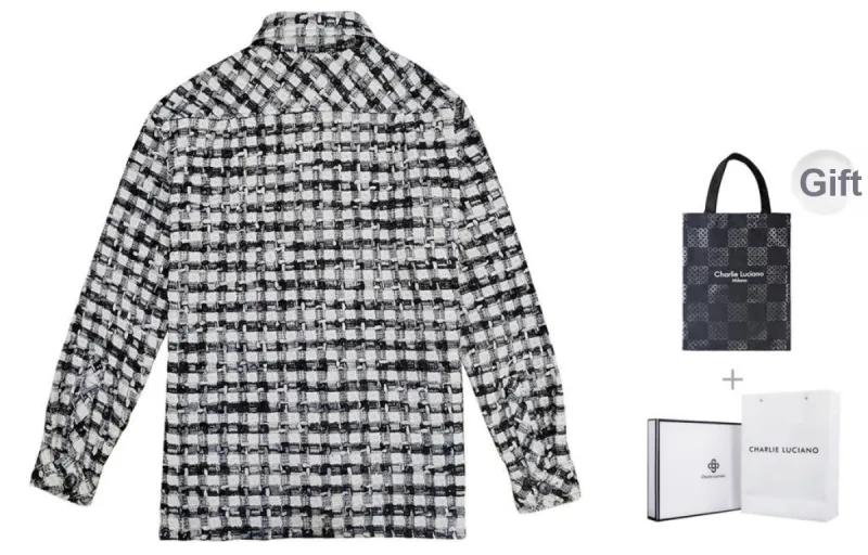 Charlie Luciano Shirt Unisex Black White-6