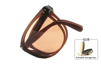 MUZU TR/Memory Plastic Round Sunglasses Unisex