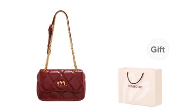 Miao Di Shoulder Bags Burgundy Red