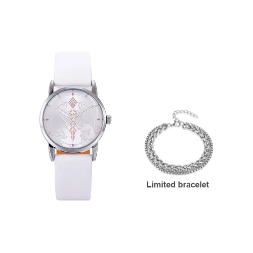 Ingyunshi TIANBAO Puyao Пластинка Коллаборация Кварцевый механизм Естественная кожа Ремешок Часы Унисекс Белый циферблат