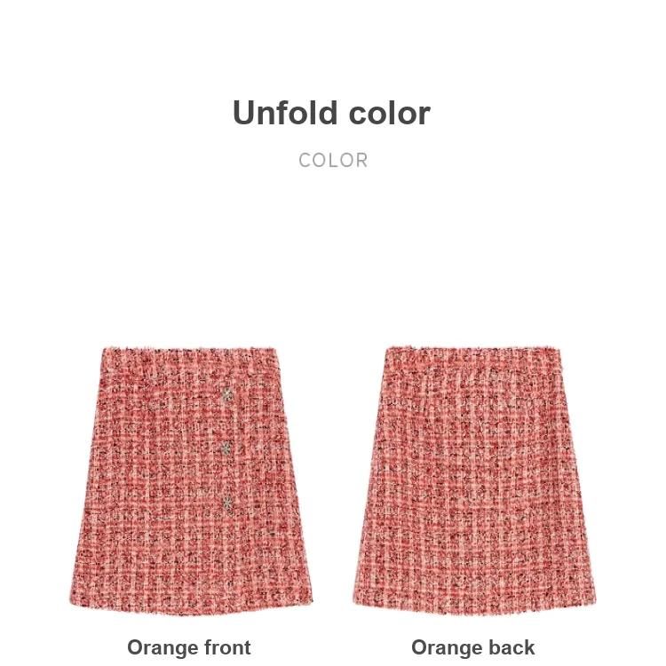 Bebe Casual Short Skirts Women's Orange-1