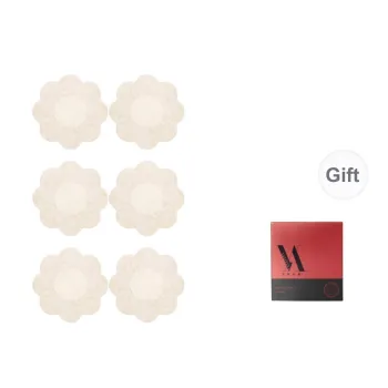 VNA Nipple Cover Anti Flash Anti Indent Women's 3 Pairs Skin