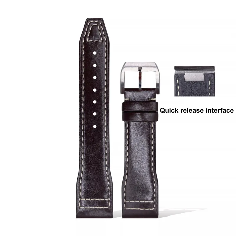 Yuloran Watch Band Global Compatibility Genuine Leather Material-15