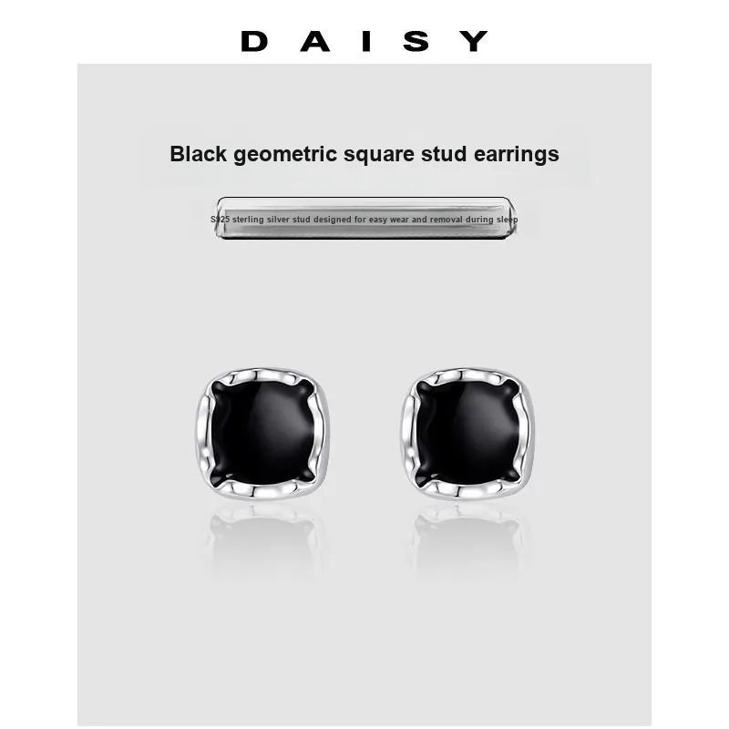Daisy Dream 925 Sterling Silver Stud Earrings Unisex-3