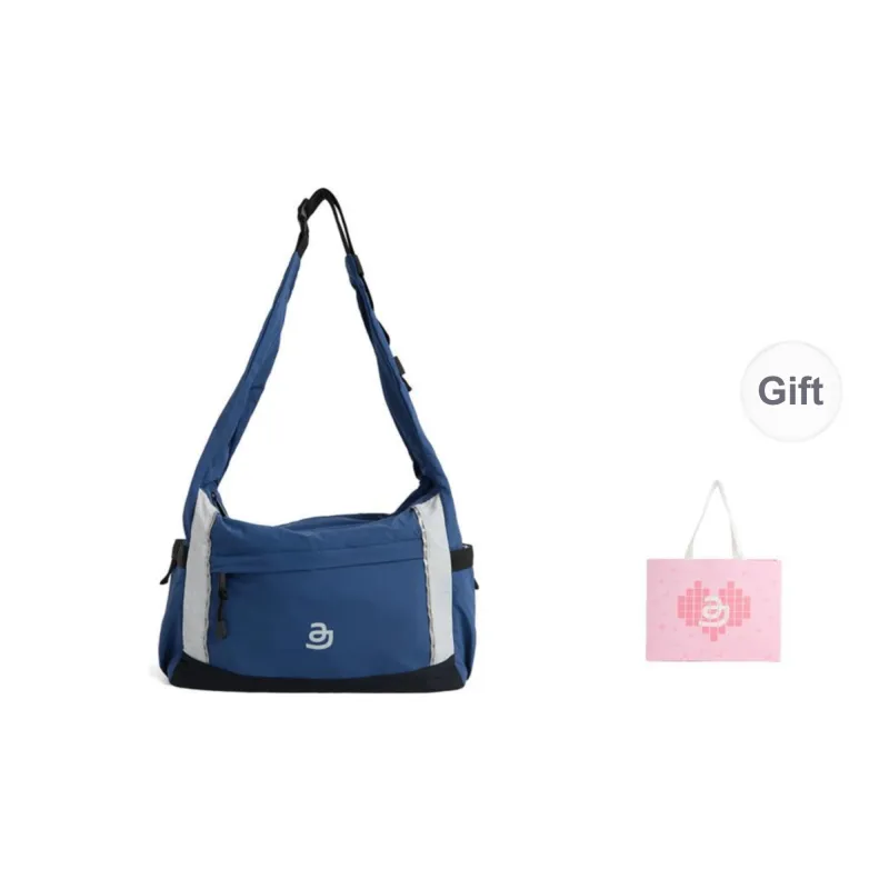 JACD Polyester Lightweight Crossbody Bag Medium Size Women's Winter Pear Green/Ocean Blue-8