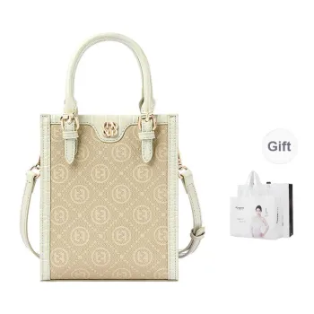 TUCANO Synthetic Leather Handbag Small Size Women's Mist Gray