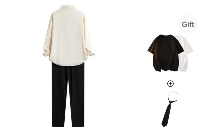 LA'T.WEEKEND Shirt Matching Set Unisex-5
