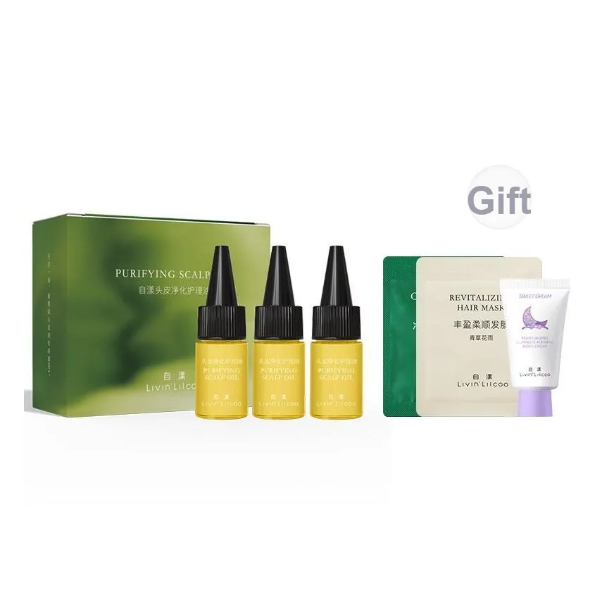 ZIYANG Scalp Cleansing и Detaching Защитное Масло Cleansing и Oil Control Trial Упаковка 10 мл*3