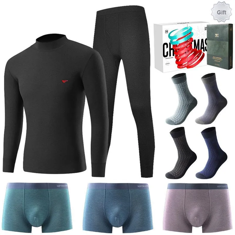 SEPTWOLVES Fall And Winter Thermal Set Men's-297