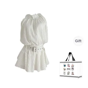 BDGU Slip Dresses Women's White
