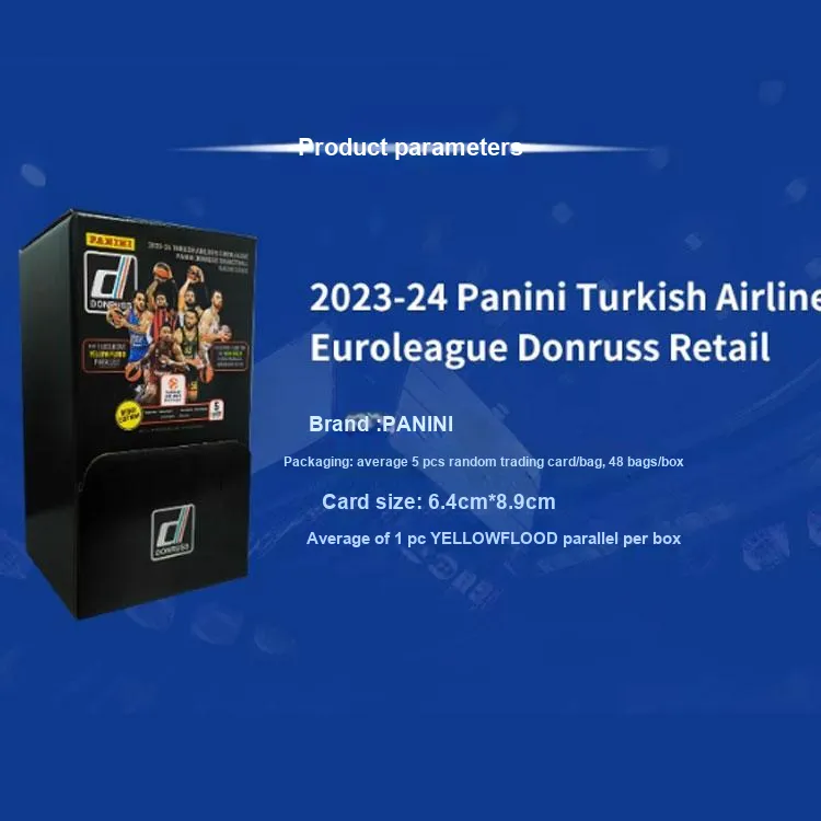 PANINI 23 24 Donruss Euroleague Basketball Retail European League Sports Cards Whole Box-3