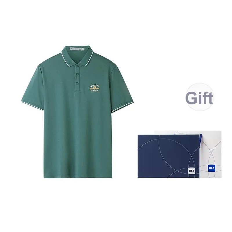 HLA Chinese Dragon Series Polo Shirt Men's-34