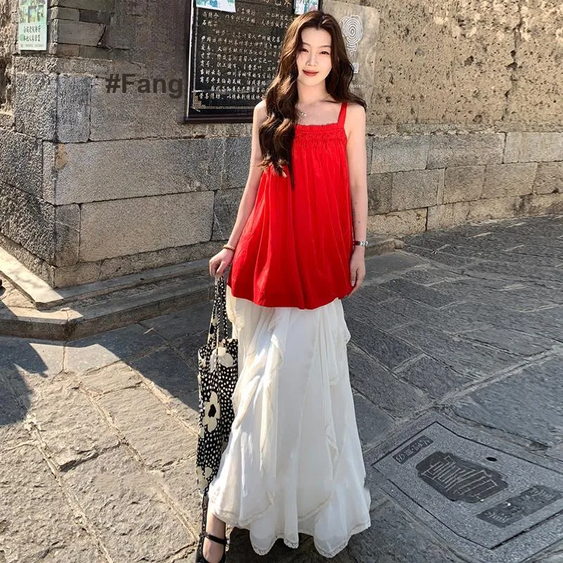 HAPG Two Piece Skirt Sets Women's-2