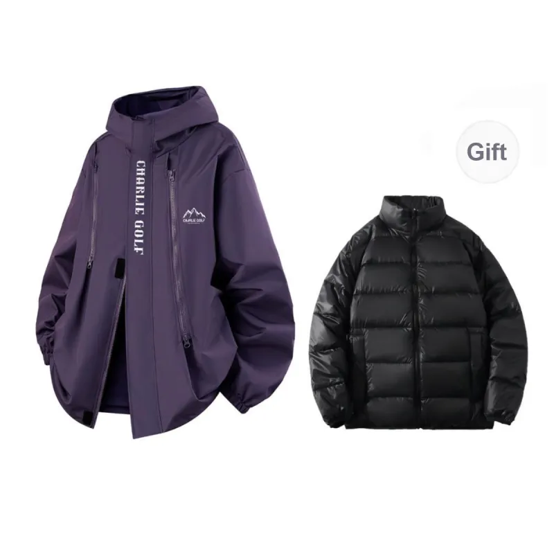 CHARLIE GOLF Windbreaker Jacket Unisex-26
