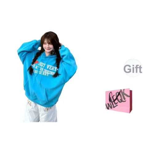 WLEQK Синий Женский Свитшот