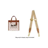 Beige 3.5cm-Width Adjustable 85.5-132cm Canvas Shoulder Strap
