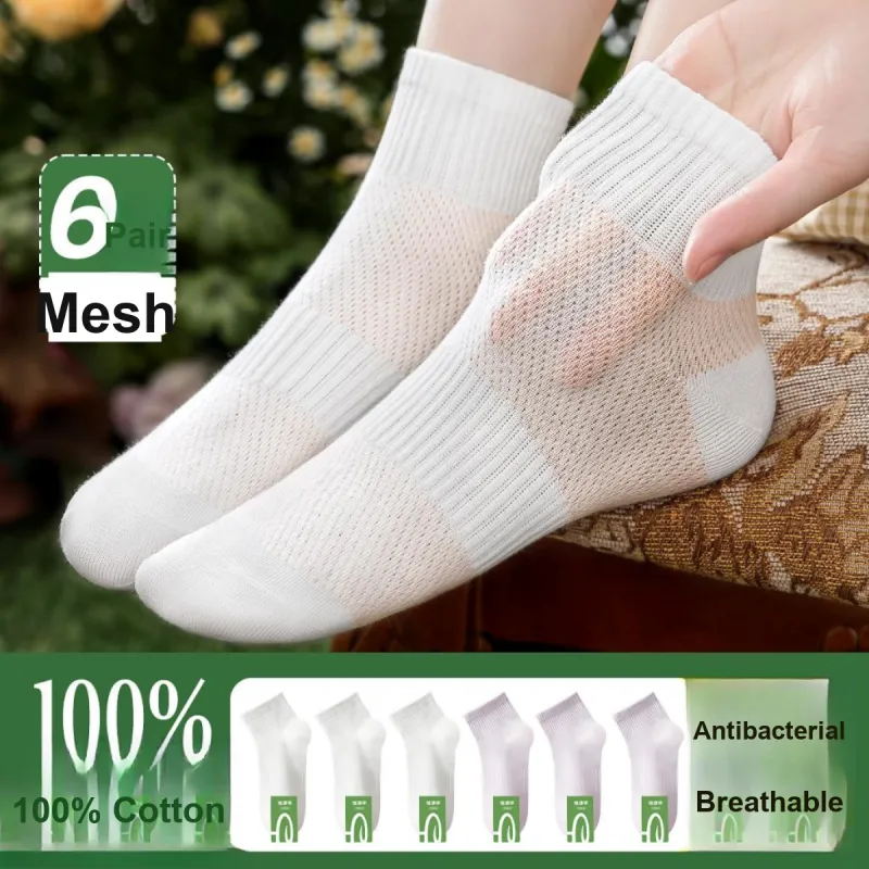H YXIANG Ankle Socks Women's 6 Pack-9