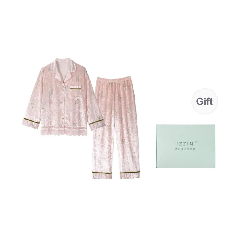 IIZZINI Pajama Set Women's Pink-1