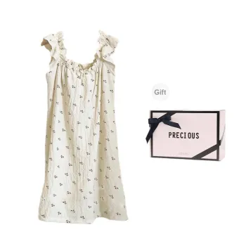 METE WHALE MT Nightgown Women's Gift Box Set Cherry