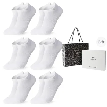 SEPTWOLVES Ankle Socks Men's 6 Pairs Gift Box Sets+Shopping Bag