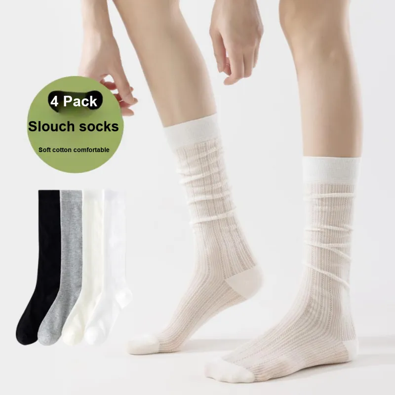 Caramella Knee High Socks Women's 4 Pack-1