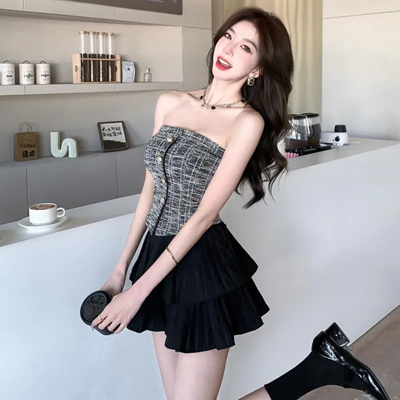 BRASS SCOUT Two Piece Skirt Sets Women's-5