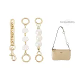 Gold-Tone Extender Chain (Pig Nose Chain+Camellia+Pearl)