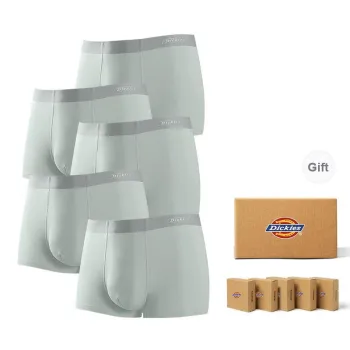 Dickies Underwear Gift Box Men's Seamless High Rebound Boxer Briefs 3 Pack