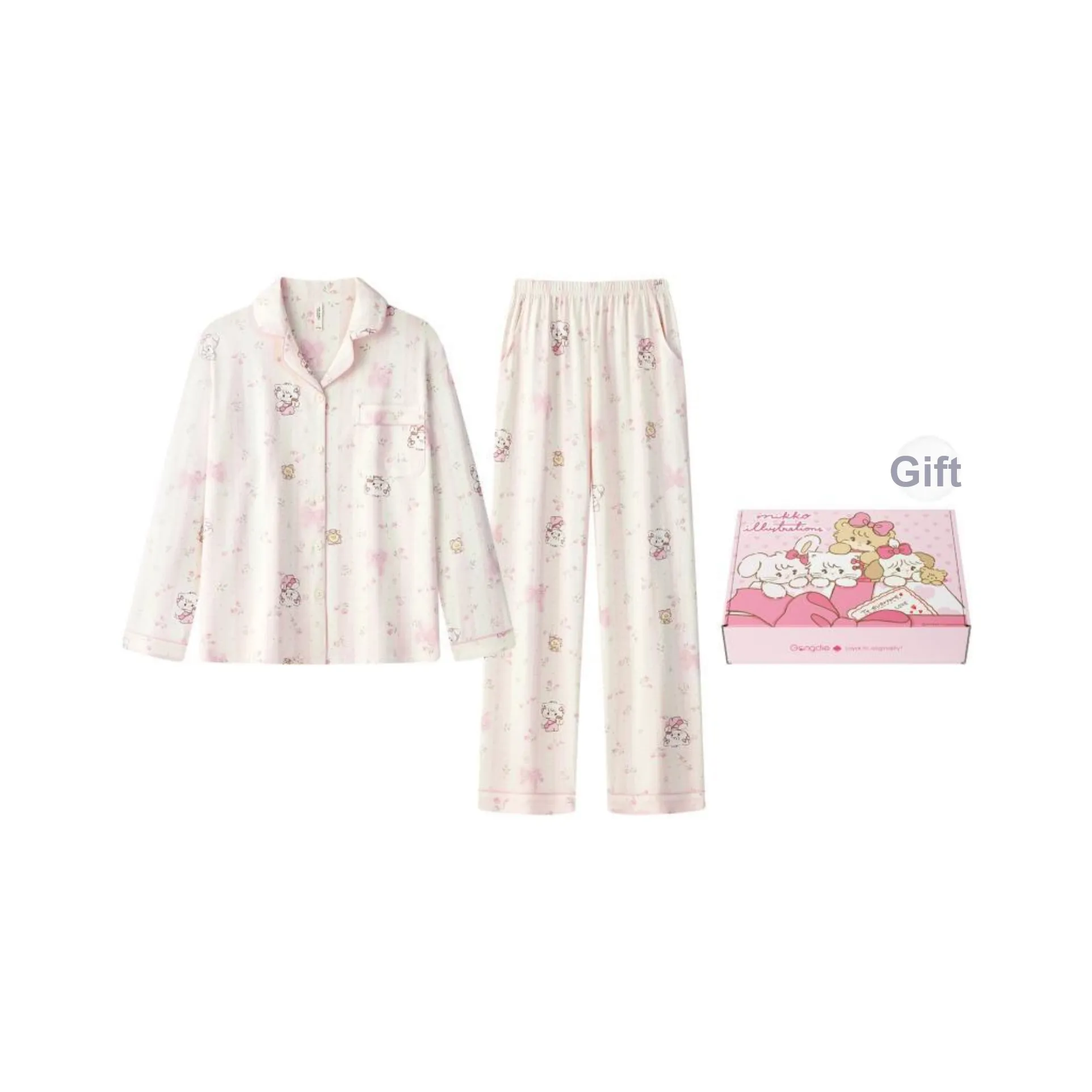 Gongdie x Mikko Pajama Set Women's Gift Box Set