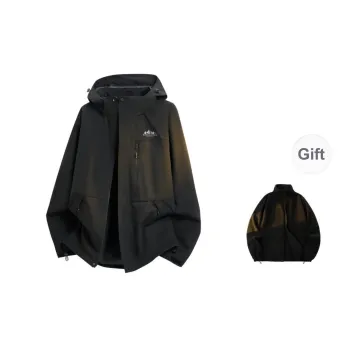 ROBINHOOD Water-Resistant Windproof Wear-Resistant Warm Windbreaker Jacket Unisex