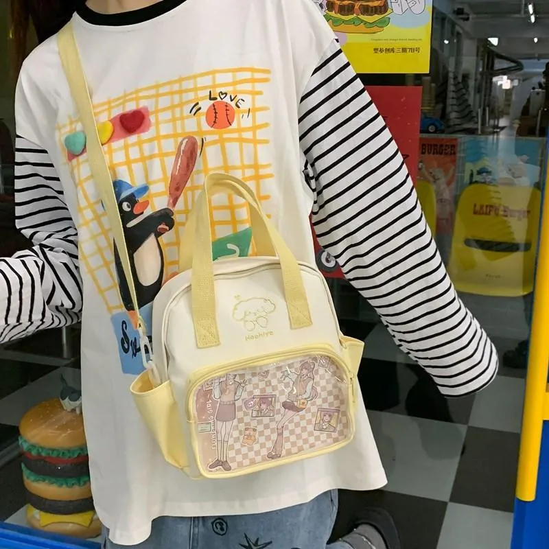Single Warehouse Twill Backpack Handbag Regular Unisex Multicolor-14