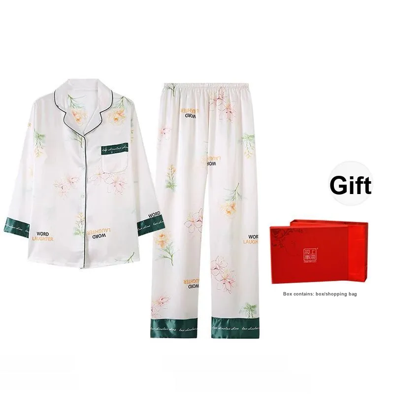 Shanghai Story Pajama Set Gift Box Set Women's White-3