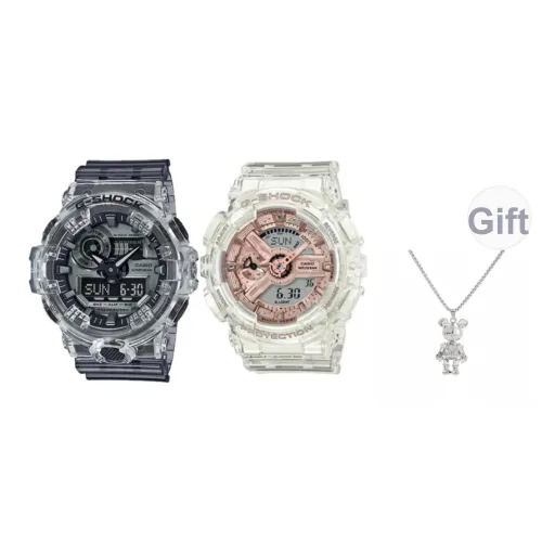 Шок Кварц Механизм Смола Ремешок Часы Унисекс Черный Циферблат