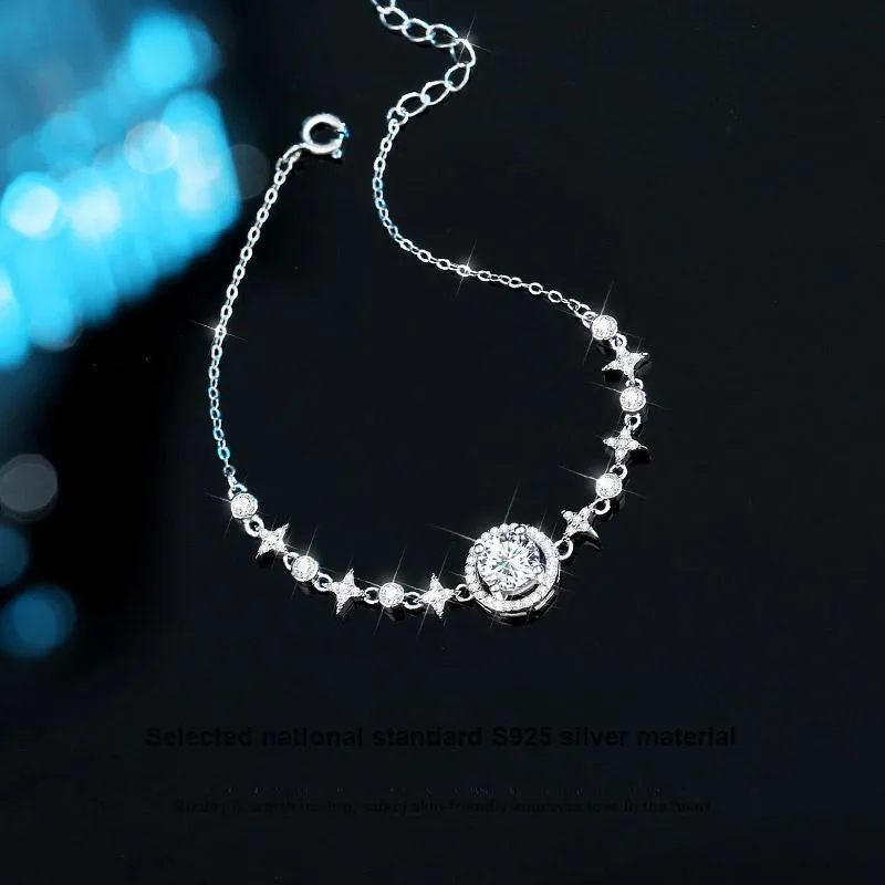 Mini&yaya S925 Silver Bracelets Women's-3