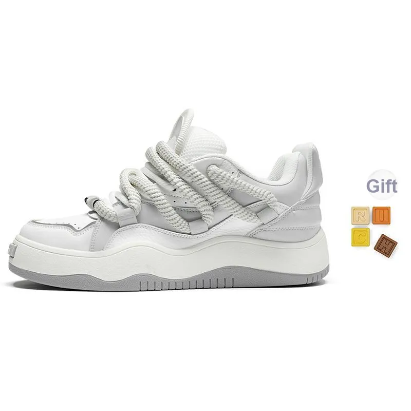 TCELLARS Low Top Stylish Skateboarding Shoes Unisex White Black