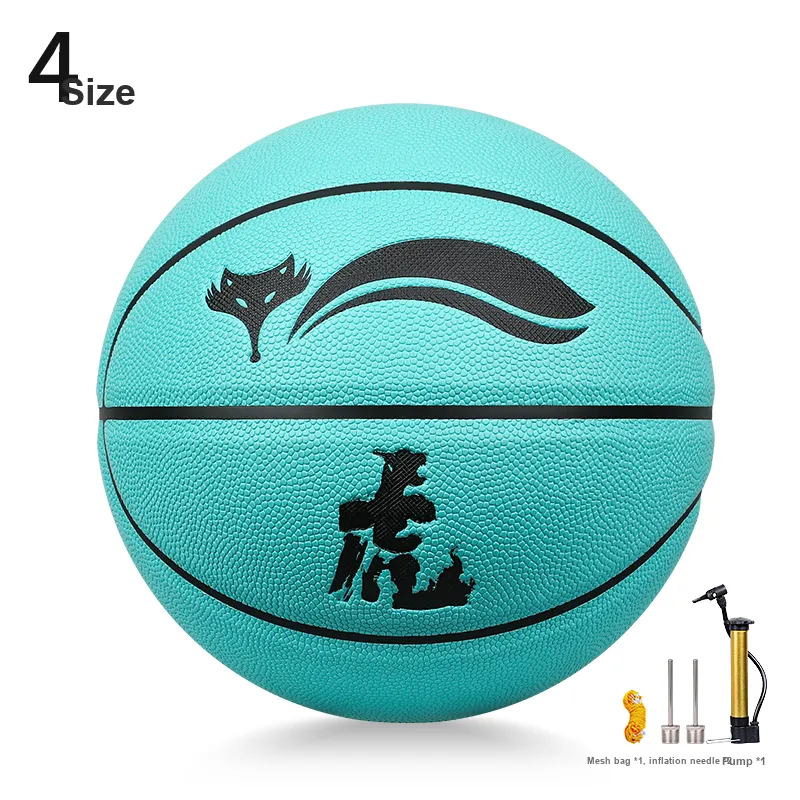 FOX PRINCE Size 5 Indoor Outdoor Universal Basketball PU Tiffany Blue-0