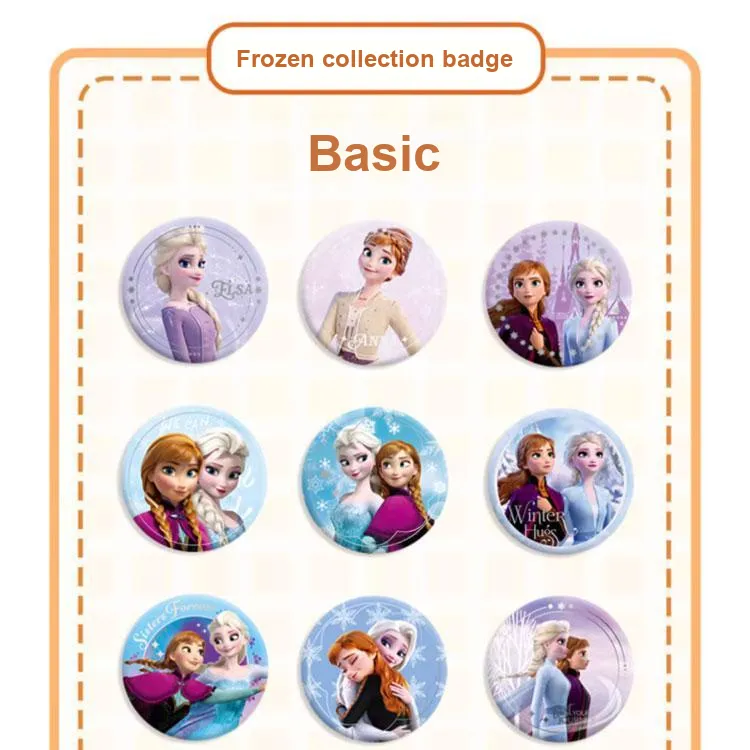 Disney Frozen Style, Horse Bit Cartoon Iron Badges-1