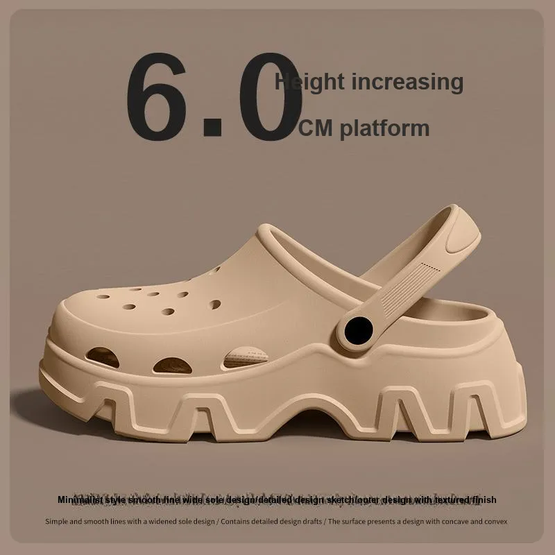 LUNNIFEIYA Clogs Outerwear Breathable Slip Resistant Home Slippers-7