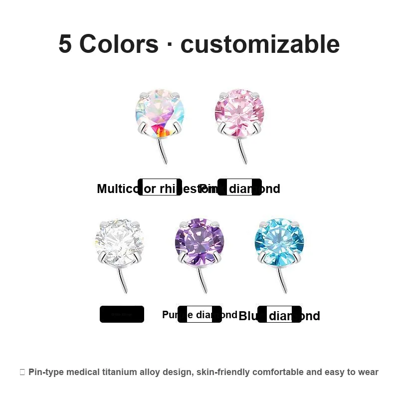 Daisy Dream Titanium Stud Earrings Women's-4