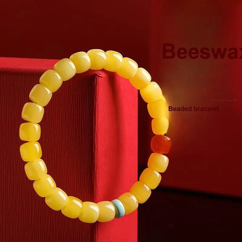 With The Heart Of The Jade Amber Bracelets Unisex-1